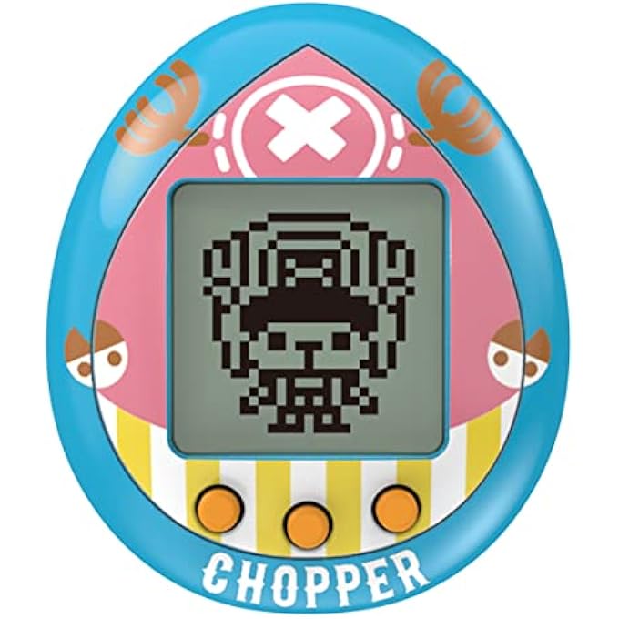 rayihni TAMAGOTCHI BANDAI NANO CHOPPERTCHI MEMORIAL VERSION AGE 8+ | 4CM MINI FEATURING CHOPPER FROM THE ONE PIECE MANGA AND ANIME | THIS ANIME KEYCHAIN VIRTUAL PET IS A GREAT PIECE OF ONE PIECE MERCH - Image 1